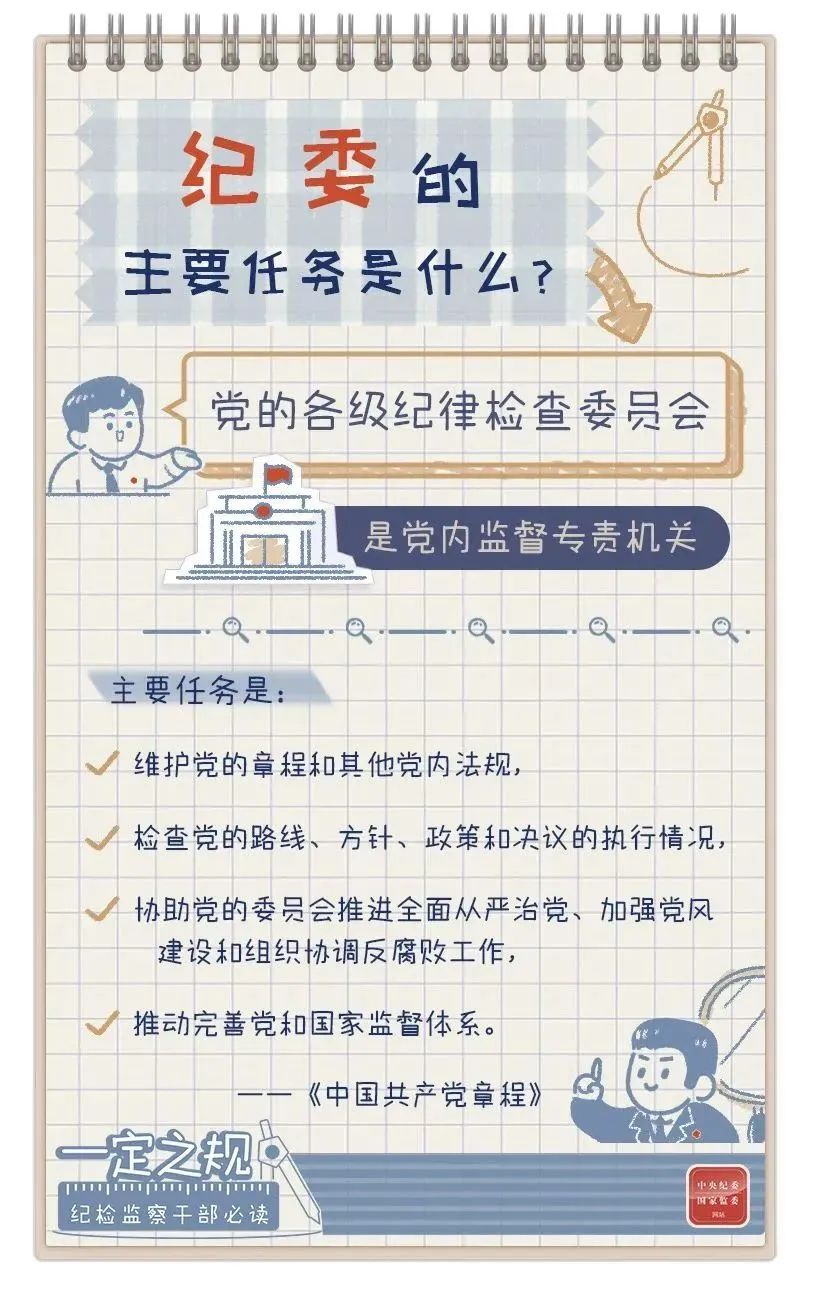 一定之规：纪委的主要任务是什么？